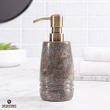 Marble Liquid Soap Dispenser Dish Soap Container for Kitchen Sink - Hand Pump Bottle, Lotion & Foaming Shampoo Dispenser for Bathroom Countertop