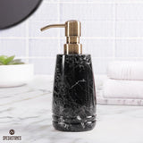 Marble Liquid Soap Dispenser Dish Soap Container for Kitchen Sink - Hand Pump Bottle, Lotion & Foaming Shampoo Dispenser for Bathroom Countertop