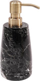 Marble Liquid Soap Dispenser Dish Soap Container for Kitchen Sink - Hand Pump Bottle, Lotion & Foaming Shampoo Dispenser for Bathroom Countertop