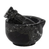 Marble Mortar and Pestle Set 2" For Herb Grinder Mortar, Marble Spice - Mini Crusher Bowl