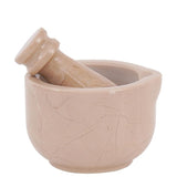 Marble Mortar and Pestle Set 2" For Herb Grinder Mortar, Marble Spice - Mini Crusher Bowl