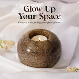 Marble Tealight Candles Oceanic Holder Handmade White Votive Candle Holders