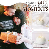 Marble Tealight Candles White Holder Handmade White Votive Candle Holders