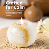Marble Tealight Candles White Onyx Holder Handmade Votive Candle Holders