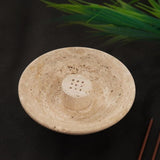 Travertine Incense Stick Holder - Palo Santo Holder, Incense Holder Stone,