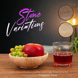 Travertine Fruit Dish for Dining Table & Kitchen Counter - Serving Bowl Home Decor