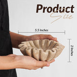 Travertine Ruffle Bowl For Fruits & Jewelry - Scalloped Bowl Home Decor & Gifts