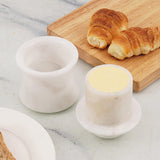 Marble Butter Dish Keeper for Spreadable Butter - Butter Container Kitchenware