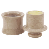 Marble Butter Dish Keeper for Spreadable Butter - Butter Container Kitchenware