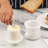 Marble Butter Dish Keeper for Spreadable Butter - Butter Container Kitchenware