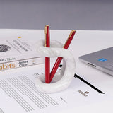 Travertine Pen Holder For School, Office & Desk Accessories