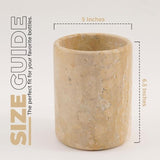 Travertine Wine Cooler For Bottle & Champagne- Wine Bottle Holder For Bar Décor