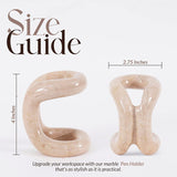 Travertine Pen Holder For School, Office & Desk Accessories