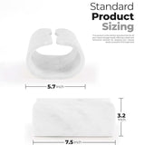 Marble Tissue Box Cover  Rectangle Stone Holder for Facial Tissues and Paper Napkin - Decorative Countertop Organizer for Bathroom, Office, Aesthetic Room & Home Decor