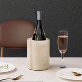Wine Chiller 6.5 Inch White Onyx White Cooler Bottles for Home Bar Accessories