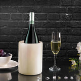 Wine Chiller 6.5 Inch White Onyx White Cooler Bottles for Home Bar Accessories