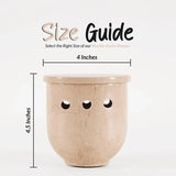 Garlic Keeper - Marble Garlic Jar & Storage Container for Fresh Garlic