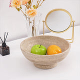 Decorative serving bowl suitable for kitchen countertops
