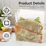 Marble Napkin Holder — White Onyx & Travertine Stone Tissue Holder & Marble Tissue Organizer