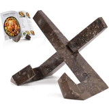Marble Cookbook Stand for Kitchen Counter 8 Inch Recipe Book Holder
