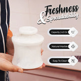 Marble Butter Keeper - Handcrafted French Butter Crock with Lid