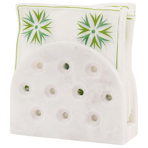 Marble Napkin Holder for Bathroom & Tabletop – Tissue Holder & Organizer