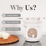 Reasons to choose Speshstones for premium handcrafted white marble oil burners and wax warmers